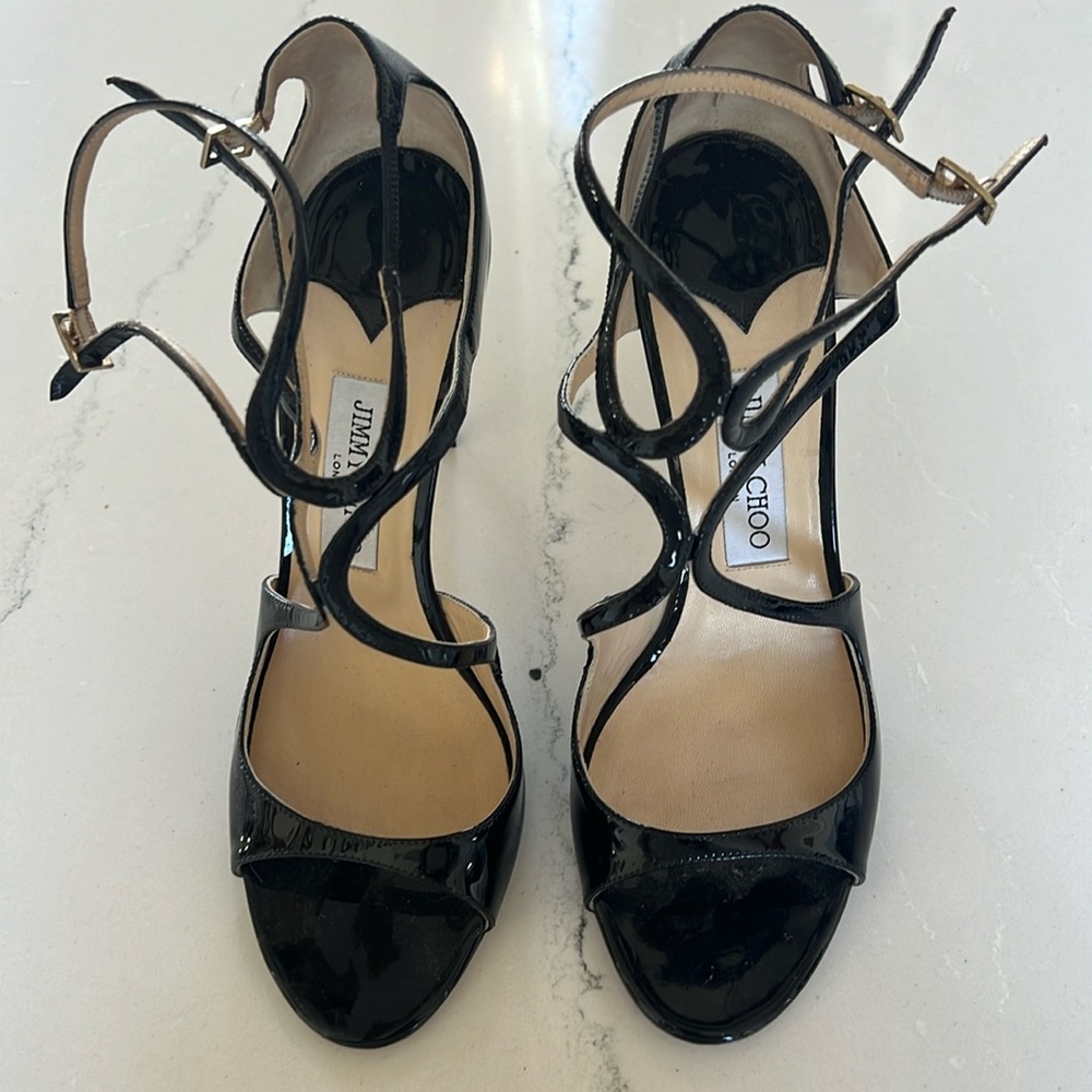 Jimmy Choo patent leather heels